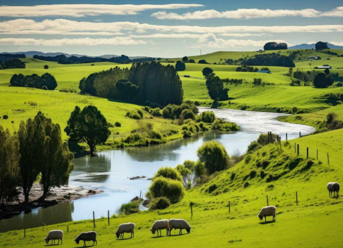 New Zealand products display